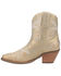 Image #3 - Dingo Women's Primrose Embroidered Floral Western Booties - Snip Toe, Gold, hi-res