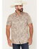 Image #1 - Moonshine Spirit&reg; Men's Regal Rebellion Paisley Print Short Sleeve Snap Western Shirt, Purple, hi-res