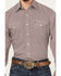 Image #3 - Stetson Men's Geo Print Long Sleeve Pearl Snap Western Shirt, Red, hi-res