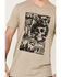 Image #3 - Moonshine Spirit Men's Skull Scene Short Sleeve Graphic T-Shirt , Tan, hi-res