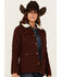 Image #2 - Shyanne Women's Canvas Barn Jacket, Mahogany, hi-res