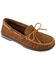 Image #1 - Minnetonka Men's Camp Moccasins - Moc toe, Dusty Brn, hi-res