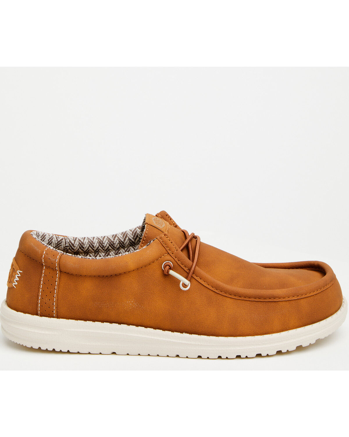 Image #2 - HEYDUDE Men's Wally Classic Shoes - Moc Toe, Tan, hi-res