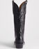 Image #4 - Lucchese Women's Patsy Western Boots - Square Toe, Black, hi-res