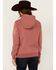 Image #4 - Wrangler Women's Logo Horse Graphic Hoodie , Rust Copper, hi-res