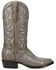 Image #2 - El Dorado Men's Exotic Ostrich Leg Tall Western Boots - Round Toe, Grey, hi-res