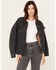 Image #1 - Wrangler Women's Denim Trucker Jacket, Black, hi-res