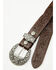Image #2 - RANK 45&reg; Men's Corbin Southwestern Tooled Belt, Brown, hi-res