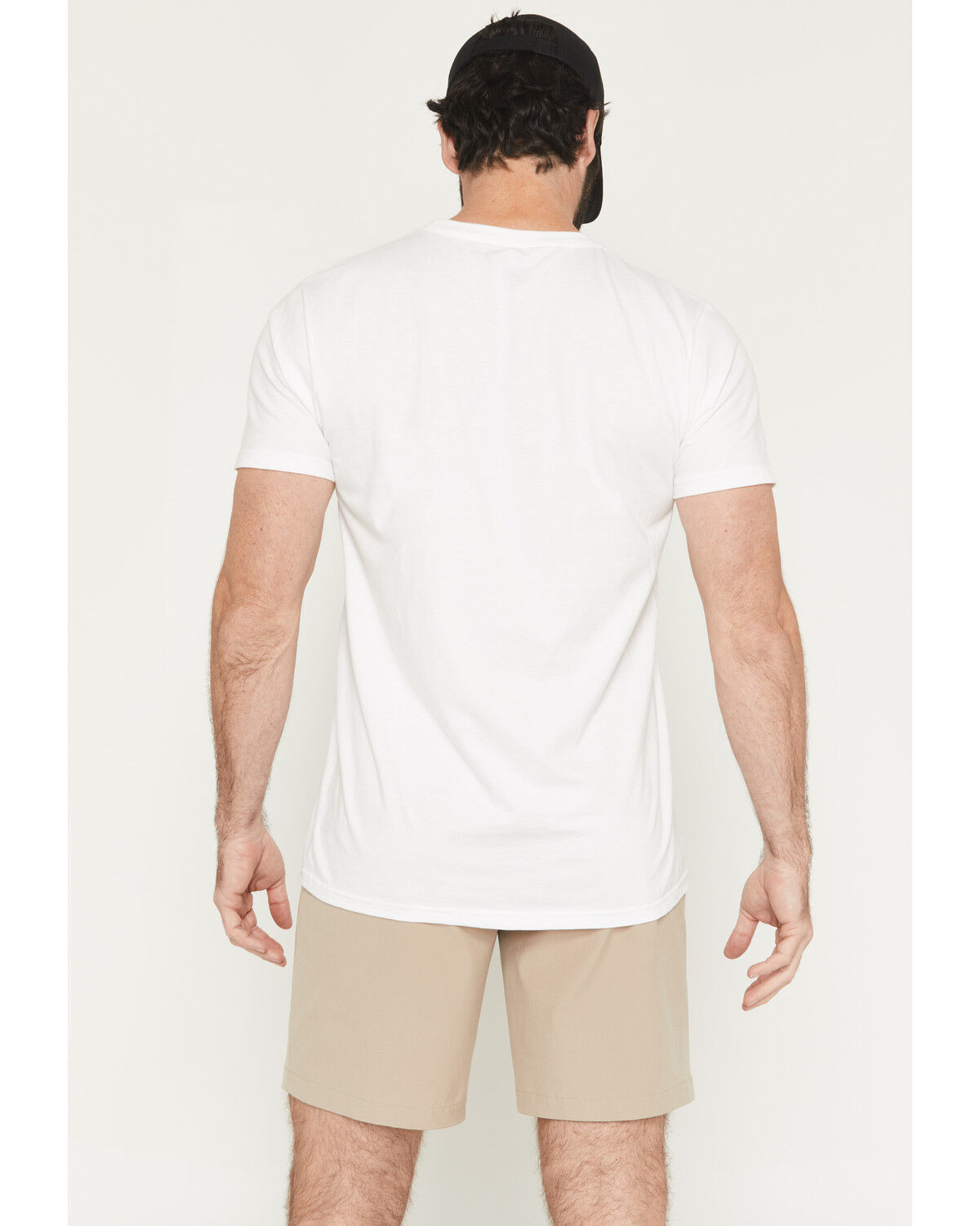 Image #3 - Rock & Roll Denim Men's 8" Solid Stretch Chino Shorts, Khaki, hi-res
