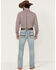 Image #3 - RANK 45&reg; Men's Bunker Wash Trigger Slim Bootcut Stretch Denim Jeans, Light Wash, hi-res