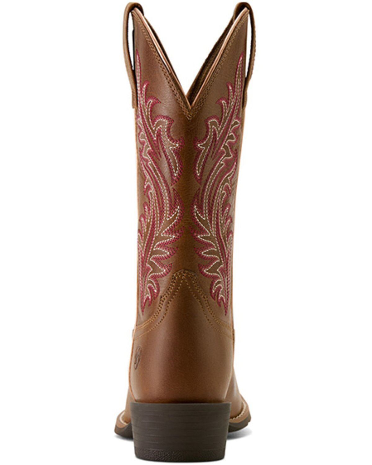 Image #3 - Ariat Women's Round Up Performance Western Boots - Square Toe, Brown, hi-res