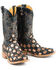 Image #1 - Tin Haul Women's Ooh La La Western Boots - Broad Square Toe, Brown, hi-res