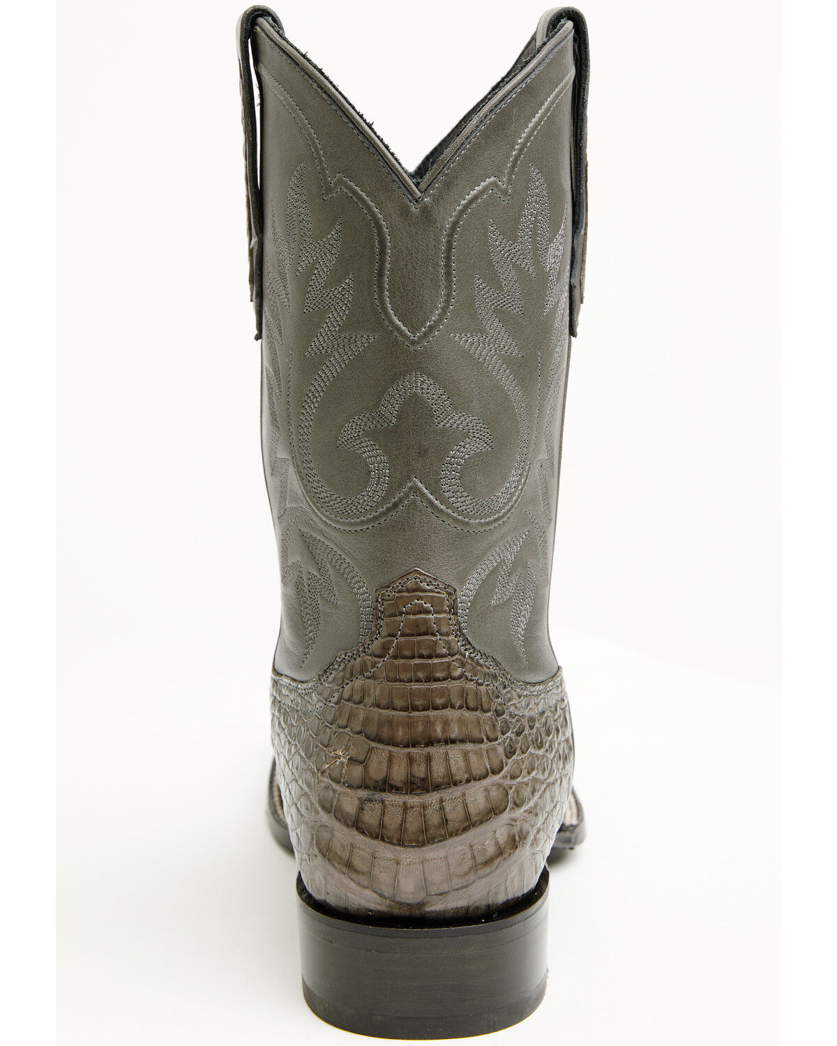 Image #5 - Cody James Black 1978&reg; Men's The Hayward Exotic Caiman Belly Western Boots - Broad Square Toe, Grey, hi-res