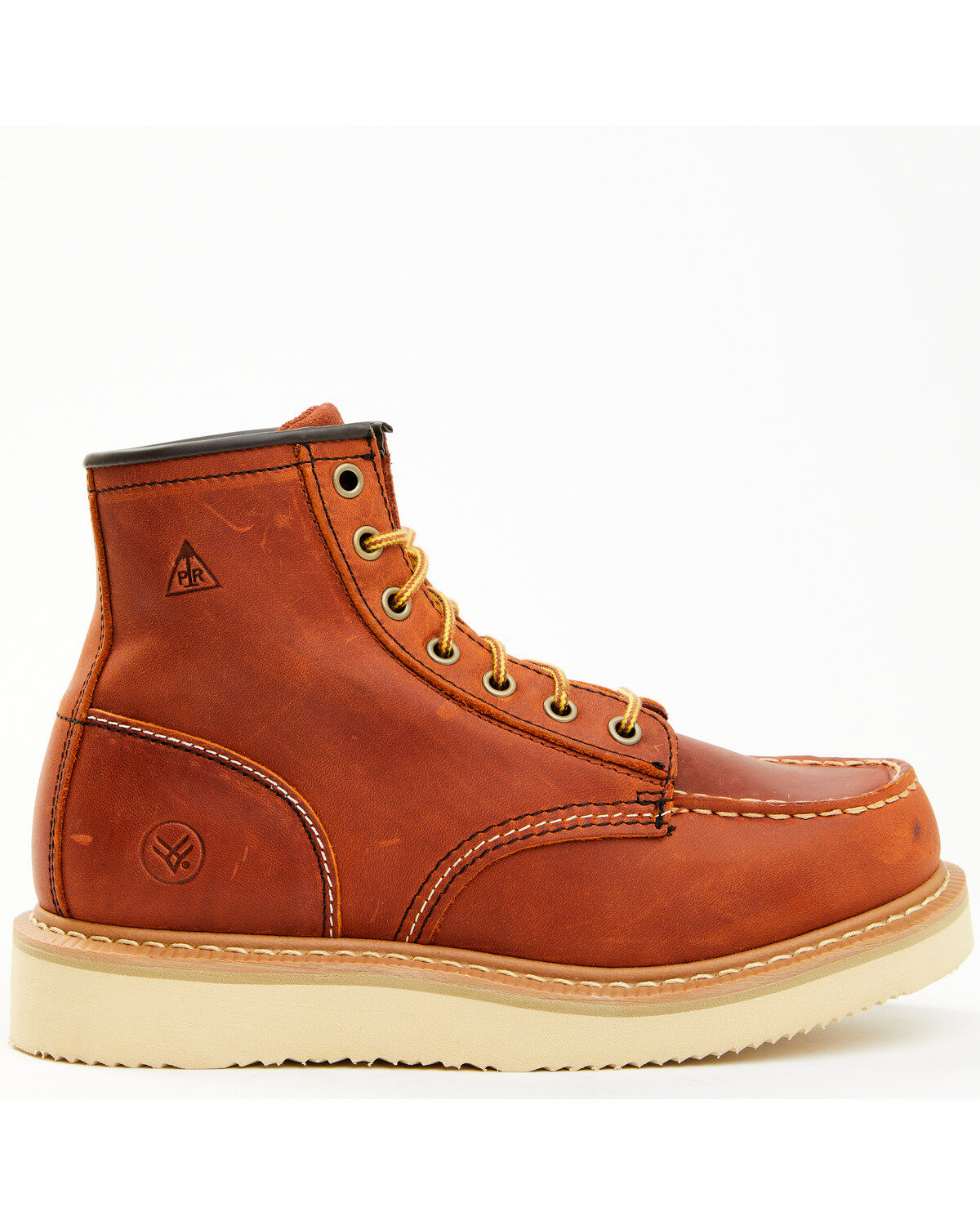 Image #2 - Hawx Women's 6" Gradient Lace-Up Work Boots - Soft Toe, Brown, hi-res