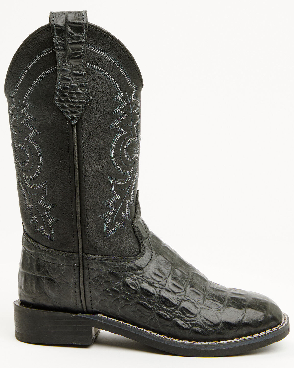 Image #2 - Cody James Boys' Beau Western Boots - Broad Square Toe, Black, hi-res