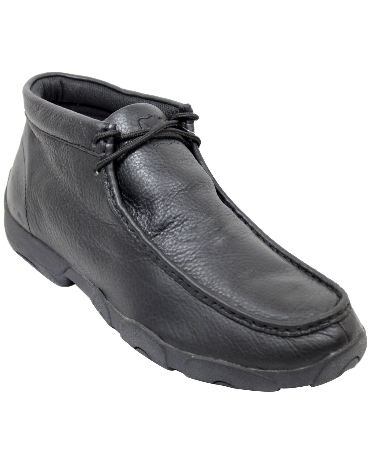 Twisted X Men's Driving Moccasins, Black, hi-res