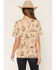 Image #4 - Shyanne Women's Highland Scattered Conversation Print Short Sleeve Boyfriend Graphic Tee, Khaki, hi-res