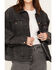 Image #3 - Wrangler Women's Denim Trucker Jacket, Black, hi-res