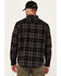 Image #4 - Lucky Brand Workwear Men's Harvest Plaid Print Long Sleeve Button-Down Flannel Shirt, Grey, hi-res