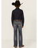 Image #3 - Rock & Roll Denim Boys' Bootcut Stretch Denim Jeans , Blue, hi-res