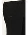 Image #2 - Thorogood Men's Canvas DWR Relaxed Straight Stretch Work Pants, Black, hi-res