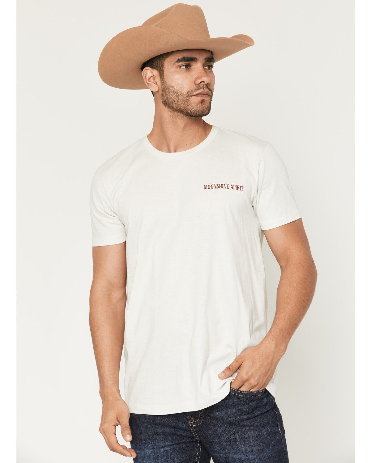 Image #2 - Moonshine Spirit&reg; Men's Viva La Vida Short Sleeve Graphic T-Shirt, Cream, hi-res