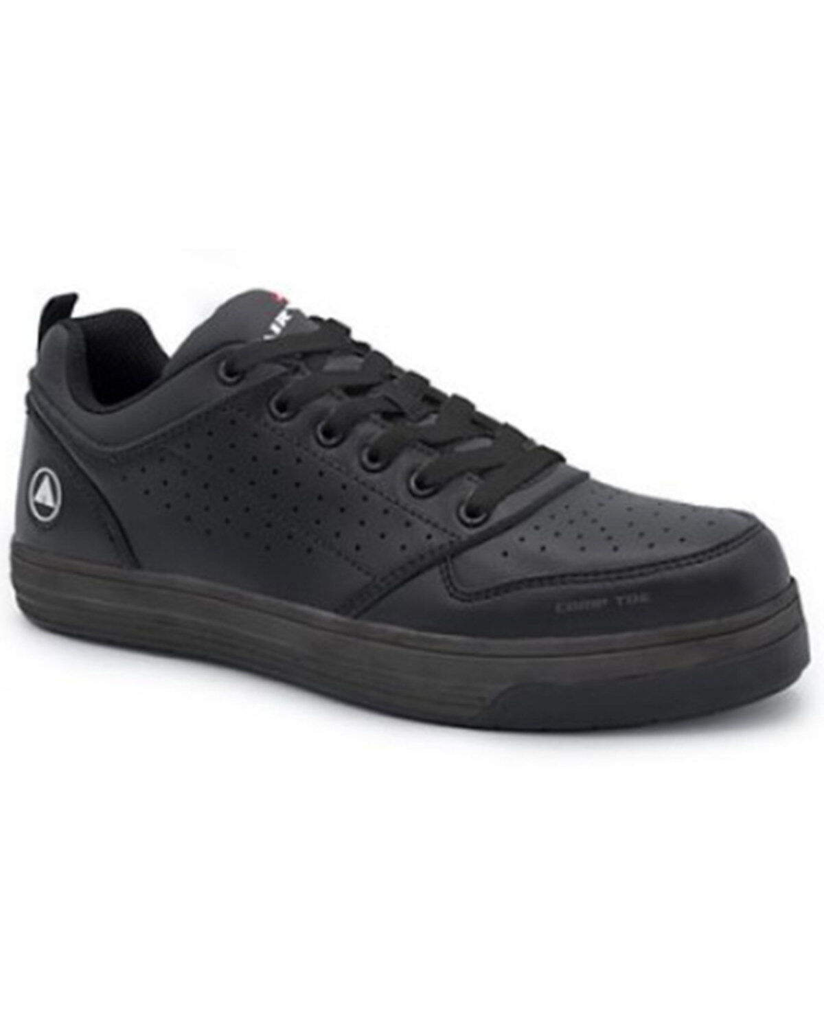Airwalk Women's Arena Lace-Up Work Shoes - Composite Toe, Black, hi-res