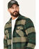 Image #2 - Brixton Men's Bowery Plaid Print Long Sleeve Button-Down Flannel Shirt, Dark Green, hi-res