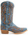 Image #2 - Dan Post Men's Triton Western Boots - Snip Toe, Blue, hi-res