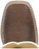 Image #6 - Smoky Mountain Little Boys' Adobe Western Boots - Broad Square Toe, Brown, hi-res