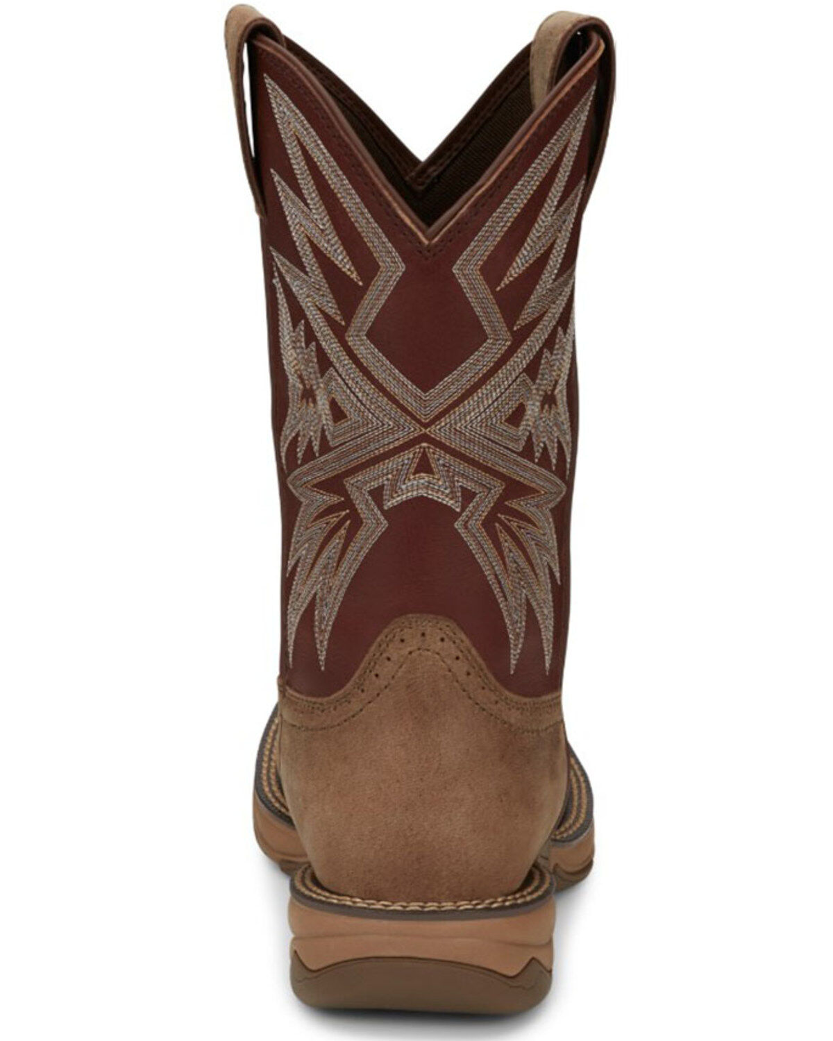 Image #5 - Tony Lama Men's 11" Bartlett Pull-On Work Boots - Steel Toe, Brown, hi-res