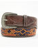 Image #1 - RANK 45® Men's Seed Bead Leather Belt , Multi, hi-res