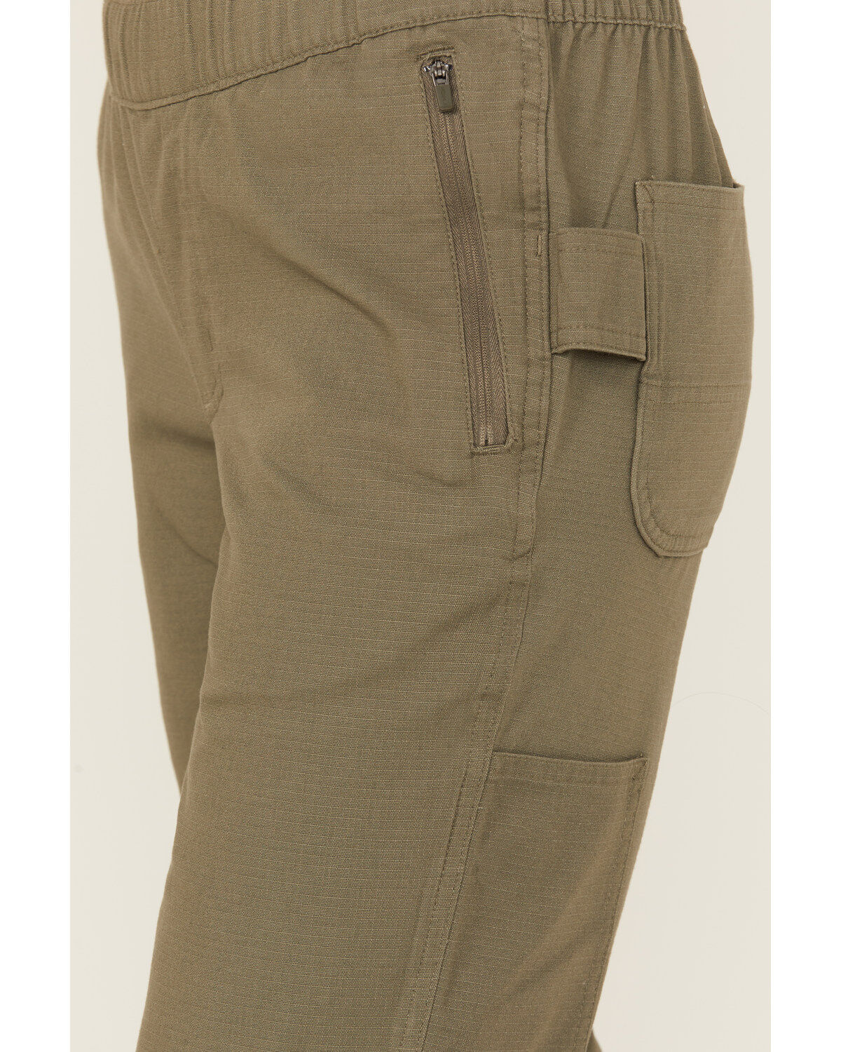 Image #2 - Carhartt Women's Force Relaxed Fit Ripstop Work Pants, Olive, hi-res
