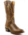 Image #1 - El Dorado Men's Embroidered Design Western Boots - Medium Toe, Chocolate, hi-res