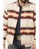 Image #3 - Rock & Roll Denim Men's Bomber Southwestern Striped Zip Jacket, Taupe, hi-res