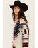 Image #2 - Shyanne Women's Southwestern Print Long Sleeve Button-Down Long Cardigan , Beige, hi-res