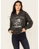 Image #1 - Idyllwind Women's Crest Hoodie , Charcoal, hi-res