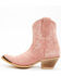 Image #3 - Idyllwind Women's Wheels Suede Fashion Western Booties - Medium Toe , Pink, hi-res