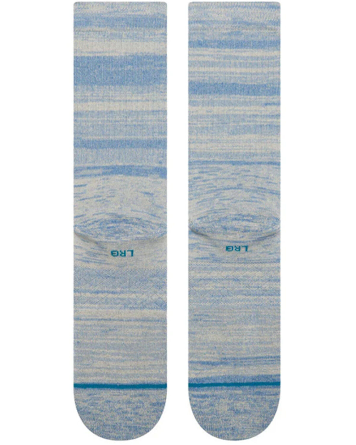 Image #3 - Stance Men's Marled Crew Socks, Steel Blue, hi-res