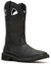 Image #1 - Wolverine Men's Metallica Rancher Work Boots - Broad Square Toe , Black, hi-res