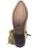 Image #5 - Circle G Women's Studded Suede Fringe Ankle Boots - Round Toe, Green, hi-res