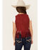 Image #4 - Shyanne Girls' Fringe Lace Vest, Brick Red, hi-res