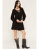 Image #1 - Idyllwind Women's Aimee Lace-Up Mini Dress, Black, hi-res