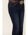 Image #2 - Shyanne Girls' Tulsa Dark Wash Bootcut Comfort Stretch Denim Riding Jeans , Dark Wash, hi-res