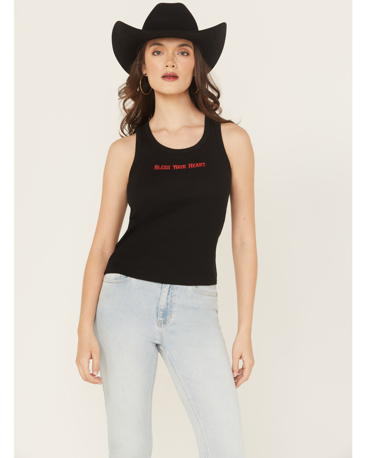 Youth in Revolt Women's Bless Your Heart Tank, Black, hi-res