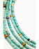 Image #2 - Paige Wallace Women's Spiny Oyster and Turquoise Rondelle Layered Necklace, Turquoise, hi-res