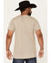 Image #4 - Cody James Men's Flag Cowboy Short Sleeve Graphic T-Shirt , Tan, hi-res