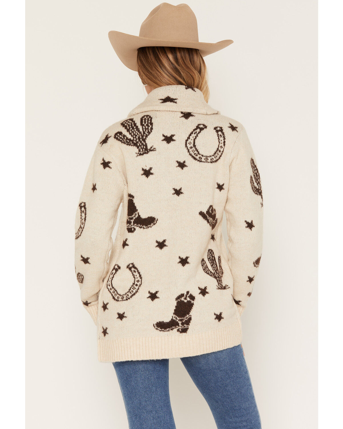 Image #4 - Idyllwind Women's Harper Button-Down Cardigan Sweater, Cream, hi-res