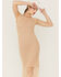 Image #2 - Sadie & Sage Women's Crochet Fringe Midi Dress, Taupe, hi-res