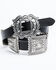 Image #2 - Shyanne Women's Concho Belt, Black, hi-res